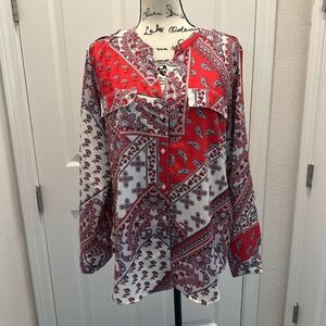Calvin Klein Paisley Blouse